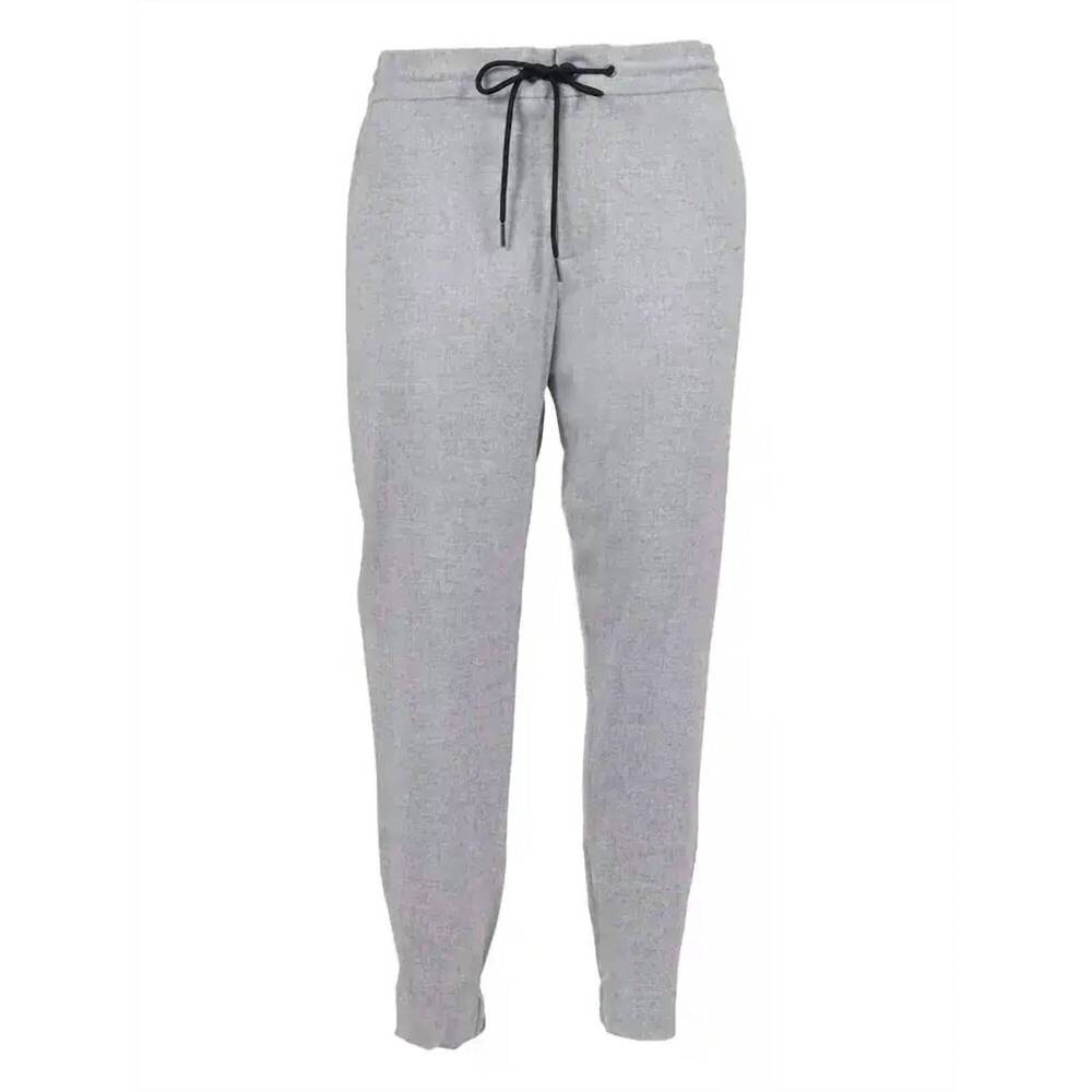 NEW TOMBOLINI men's viscose flannel drawstring pant in gray